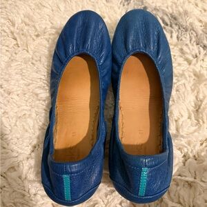 Tieks Vibrant cobalt Blue Leather Flats 11
